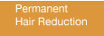 Permanent Hair Reduction